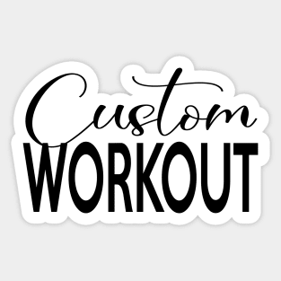 CUSTOM Workout Tank Top/ Custom Gym Tank Top/ Crossfit Tank Top/ Muscle Tank/ Muscle Tee/ Pregnant Workout Shirt/ WOD Tank Tank/ Cute Gym Sticker